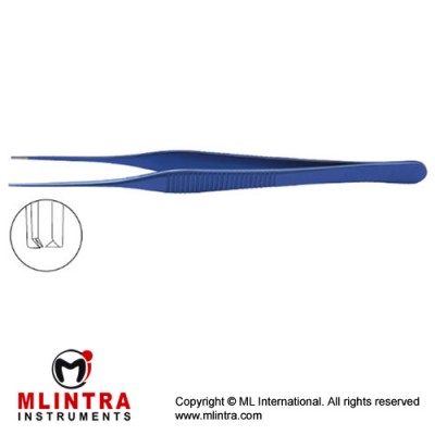 Adson Forcep  0.4mm,1 x 2teeth, 15cm